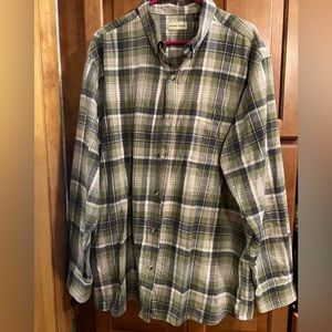 Hobbs Creek Mens Button Down Flannel Long Sleeve Shirt size XL